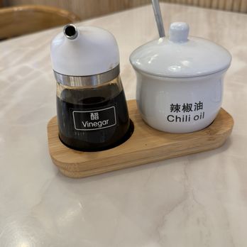 Noodle St - Condiments on the table - Noodles Near Me - Pasadena, California