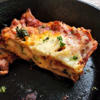 Kenkakshen Meals - Half of the lasagna dish that I heated up. - Personal Chefs Near Me