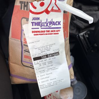 Jack in the Box - As you can see it states 4 chicken sandwiches. - Fast Food Near Me - Agoura, California