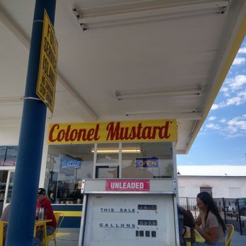 Colonel Mustard Hot Dogs - Outside seating - Hot Dogs Near Me - Holbrook, Arizona Colonel Mustard Hot Dogs - Outside seating - Hot Dogs Near Me - Holbrook, Arizona