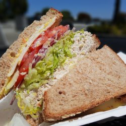 Gigi's Cafe - Chicken salad on sliced grain