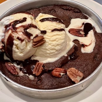 BJ's Restaurant & Brewhouse - Hot Fudge Brownie Pizookie - New American Near Me - Tuttle, Ohio BJ's Restaurant & Brewhouse - Hot Fudge Brownie Pizookie - New American Near Me - Tuttle, Ohio