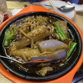 Local Cafe - R27. Eggplant & Pork in Spicy Garlic Sauce - Chinese Near Me - Fremont, California