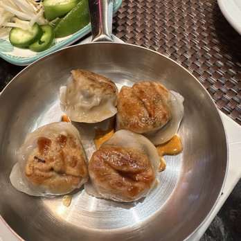 AnQi Bistro - Jidori Chicken Potstickers - Asian Fusion Near Me - Costa Mesa, California
