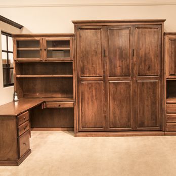 Forest Designs Furniture - Custom murphy wallbed with desk & return, hutch and side pier. Made in real wood. Lifetime Guarantee. - Furniture Stores Near Me - Phoenix, Arizona Forest Designs Furniture - Custom murphy wallbed with desk & return, hutch and side pier. Made in real wood. Lifetime Guarantee. - Furniture Stores Near Me - Phoenix, Arizona