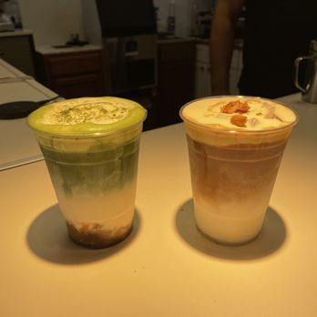 Shams Cafe - Matcha Banana $8, saffron rose Latte $8 - Cafes Near Me - Tarzana , California Shams Cafe - Matcha Banana $8, saffron rose Latte $8 - Cafes Near Me - Tarzana , California