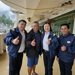 Norwegian Cruise Line - Great leadership team of NCL Spirit. Director of F & B, General manager and Director of housekeeping