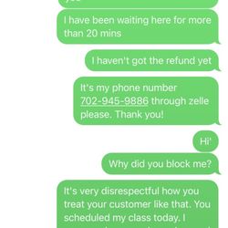 P.Y.T. Fitness - Scammed and blocked me