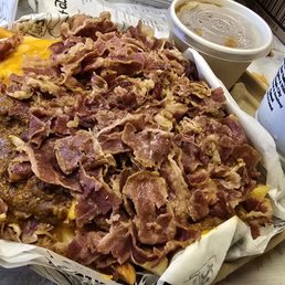 Pastrami chili cheese fries