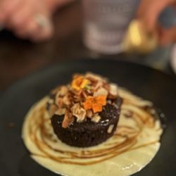 Pink Ivy Kitchen & Bar - Chef Mike set this down and Whatever this little cake is it's a masterpiece. Perfectly composed, beautifully executed, and gone way too fast