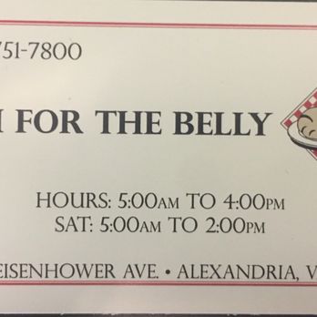 Deli For the Belly - Business hours - Delis Near Me - Alexandria, Virginia