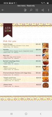Menu photo 4 Afrishoppi Kitchen Ridgeland, MS