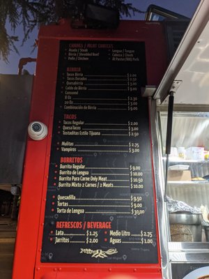 Menu photo 3 Tacos El Tijuanense Los Angeles, CA