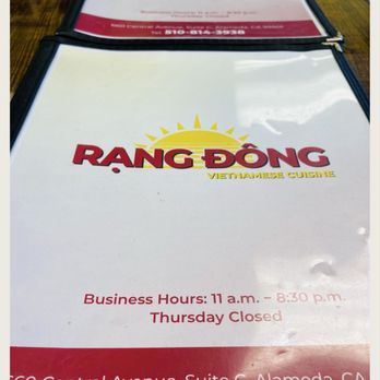 Rang Dong Restaurant - Menu. - Vietnamese Near Me - Alameda, California Rang Dong Restaurant - Menu. - Vietnamese Near Me - Alameda, California