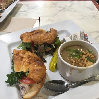 McAlister's Deli - Chicken salad on croissant w mushroom soup - Delis Near Me - Louisville, Kentucky