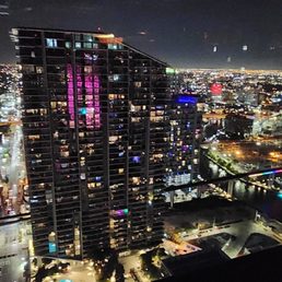 Fantastic view of Miami night lights! Fantastic view of Miami night lights!