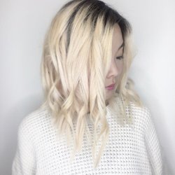 Rooted blonde