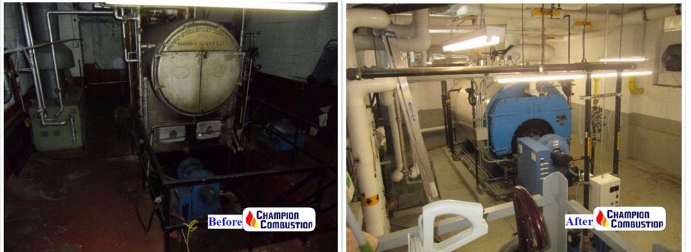 Slide of Champion Combustion Corporation