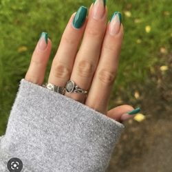 KC Nails - What I wanted (but shorter w/no solid color nail)
