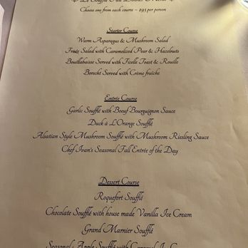 Le Souffle - Menu - French Near Me - Carmel-by-the-Sea, California Le Souffle - Menu - French Near Me - Carmel-by-the-Sea, California