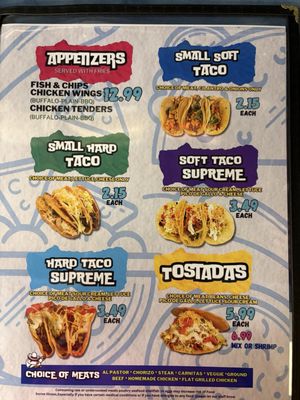 Menu photo 3 California Taco Shop Coventry, RI