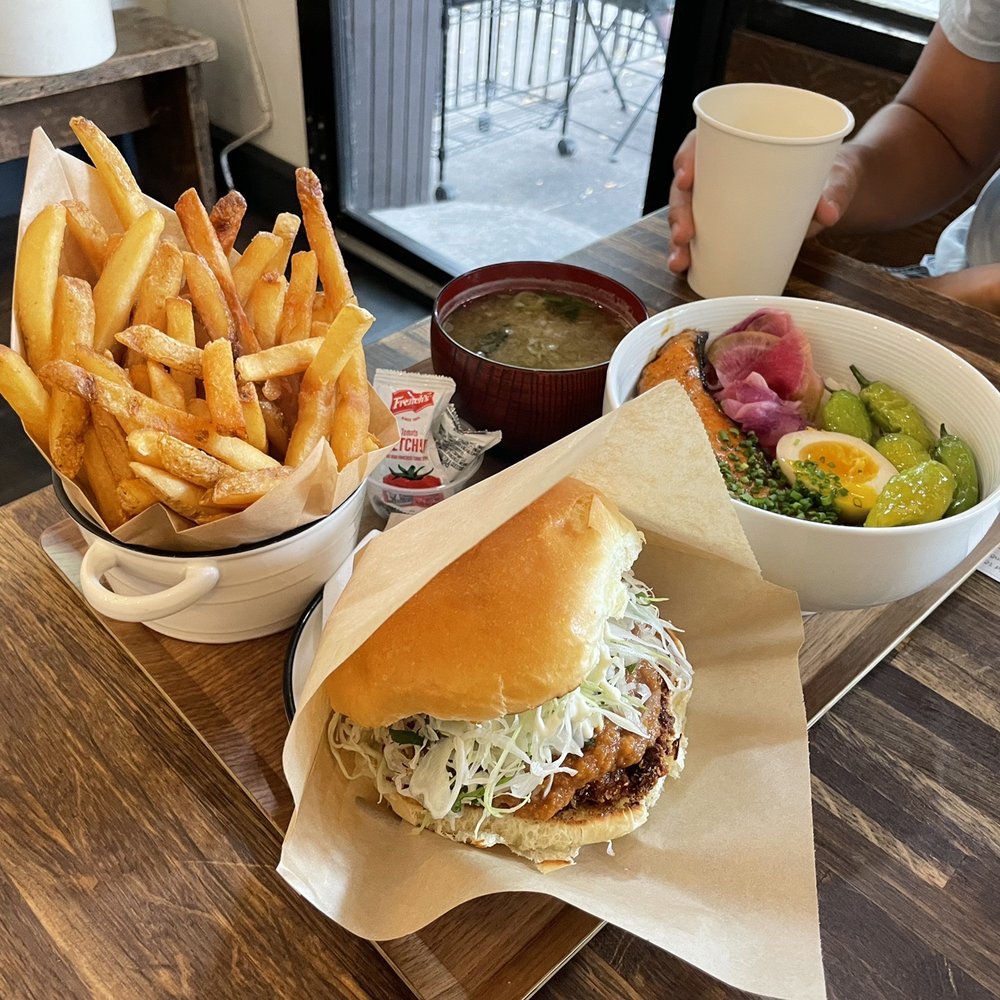 Chef Katsu Brooklyn - Katsu burger, fries, salmon bowl, and miso soup. - Pop-Up Restaurants Near Me - Brooklyn, New York Chef Katsu Brooklyn - Katsu burger, fries, salmon bowl, and miso soup. - Pop-Up Restaurants Near Me - Brooklyn, New York