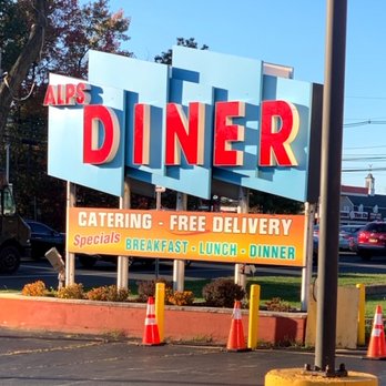 Alps Diner - Alps Diner Sign - Diners Near Me - Wayne, New Jersey