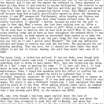 AA Service - C.Z's review part 3/4 - Plumbing Near Me - Northbrook, Illinois