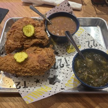 Tumble 22 - 1/4 White, beans and collard greens. - Chicken Shop Near Me - Pflugerville, Texas