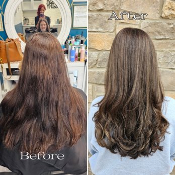 The Hair Lab - Added highlights and tone to cool down the warmth - Hair Salons Near Me - Menifee, California The Hair Lab - Added highlights and tone to cool down the warmth - Hair Salons Near Me - Menifee, California