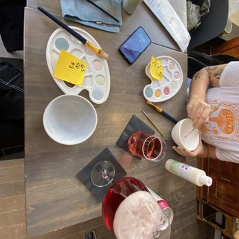 Play with Clay - Pottery painting and drinks at the clay bar (play with clay's adult painting room) - Party & Event Planning Near Me - Guelph, Ontario