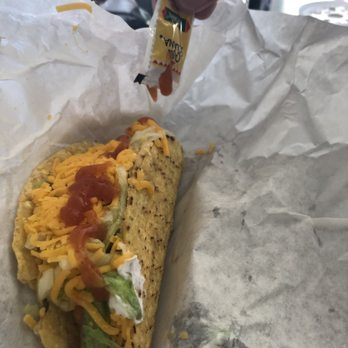 Chicken Express - Crunchy taco with sour cream - Fast Food Near Me - Fairfield, California