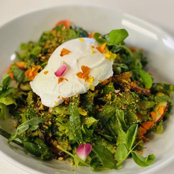 Spanish River Grill - Winter Greens, Avocado & Crispy Carolina Gold Rice - Spanish Near Me - New Smyrna Beach, Florida Spanish River Grill - Winter Greens, Avocado & Crispy Carolina Gold Rice - Spanish Near Me - New Smyrna Beach, Florida