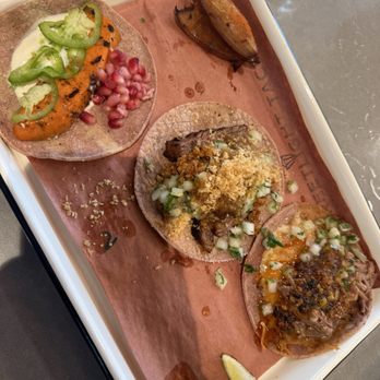 Streetlight Taco - Sweet potato, flank steak, brisket - Tacos Near Me - Tampa Bay, Florida Streetlight Taco - Sweet potato, flank steak, brisket - Tacos Near Me - Tampa Bay, Florida