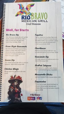 Menu photo 4 Rio Bravo Gulf Breeze, FL Menu photo 4 Rio Bravo Gulf Breeze, FL