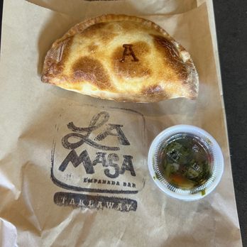 La Masa Empanada Bar - 7/28/23 Argentine Beef Empanada - Empanadas Near Me - Milwaukee, Wisconsin La Masa Empanada Bar - 7/28/23 Argentine Beef Empanada - Empanadas Near Me - Milwaukee, Wisconsin