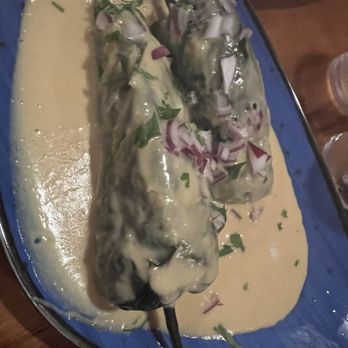 Grexicana - Poblano chile relleno - Mexican Near Me - Farmingdale, New York Grexicana - Poblano chile relleno - Mexican Near Me - Farmingdale, New York