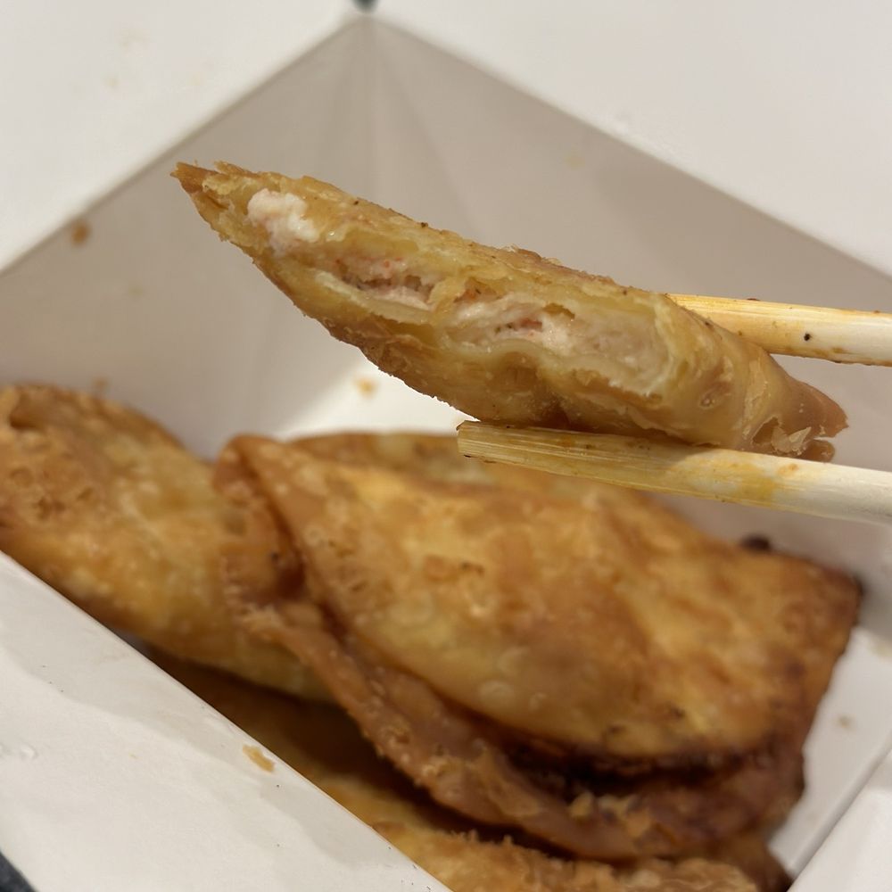 Teriyaki Madness - Crab rangoons! Wish there was more filling but these were fresh out of the fryer and tasted amazing. IG: @hungry.hungry.helena - Japanese Near Me - San Jose, California Teriyaki Madness - Crab rangoons! Wish there was more filling but these were fresh out of the fryer and tasted amazing. IG: @hungry.hungry.helena - Japanese Near Me - San Jose, California