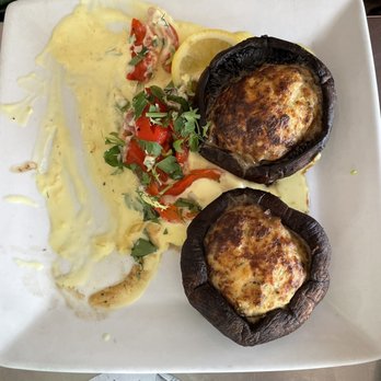 Conch Republic Seafood - (Half eaten) Stuffed Mushrooms - Seafood Near Me - Key West, Florida Conch Republic Seafood - (Half eaten) Stuffed Mushrooms - Seafood Near Me - Key West, Florida