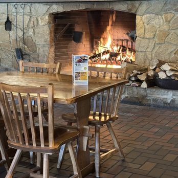Cracker Barrel Old Country Store - Roaring fireplace. Toasted marshmallows anyone? - American Near Me - Clemmons, North Carolina