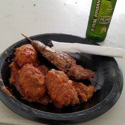 Fredericksburg Greek Festival - Souvlaki and another greek delicacy