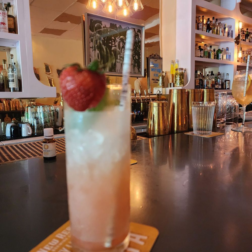 a drink on the bar a drink on the bar
