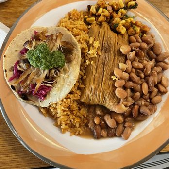 CDT Cocina - Slow-cooked pork taco. Spinach artichoke tamale. - Mexican Near Me - Fresno, California CDT Cocina - Slow-cooked pork taco. Spinach artichoke tamale. - Mexican Near Me - Fresno, California