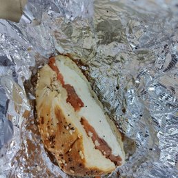 Lox toasted on everything bagel Lox toasted on everything bagel