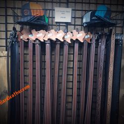 Bullard Leather - In-Stock 1.5" Double Thick Carry Belt Saddle Brown even sizes 34-48