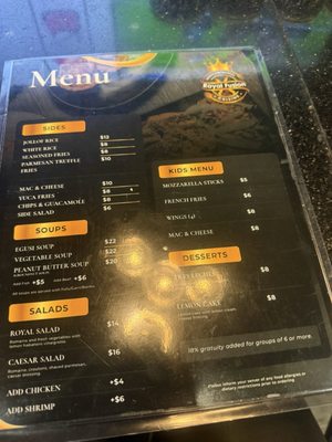 Menu photo 2 Royal Fusion Bronx, NY