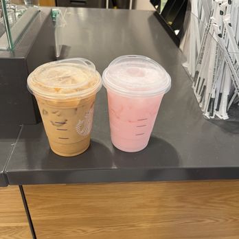 Starbucks - Iced oat milk espresso coffee and pink drink - Coffee & Tea Near Me - Jacksonville, Florida Starbucks - Iced oat milk espresso coffee and pink drink - Coffee & Tea Near Me - Jacksonville, Florida