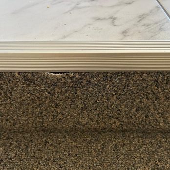 Anselone Flooring - Carpet edge not under the moulding. - Carpeting Near Me - Mansfield, Massachusetts