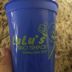 LuLu's Sno Shack - Promotional refillable cups
