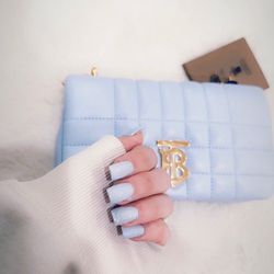 Lush Nails Spa By Kim & Kevin - She matched my nails to the exact color of my bag so excited!!